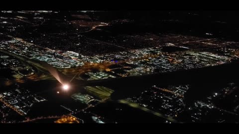 About to land at Pearson Airport in Toronto