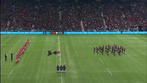 Maori All Blacks Haka at sold-out BC Place in Vancouver