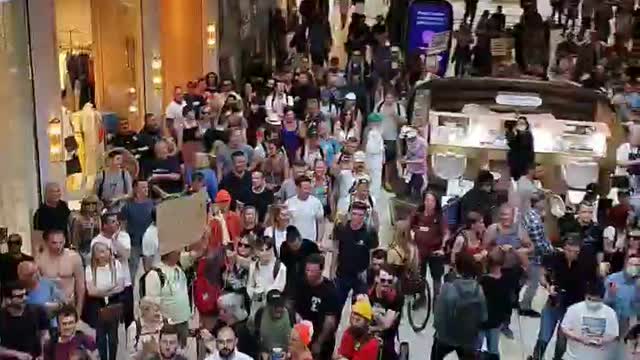 Westfield The Village London Taken Over By Protesters Part 1