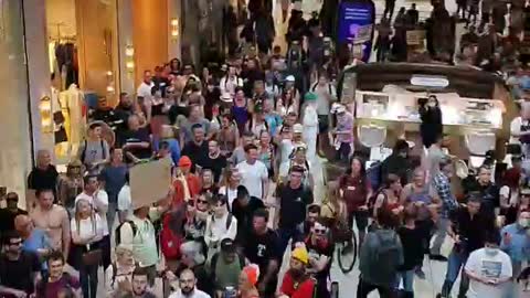 Westfield The Village London Taken Over By Protesters Part 1