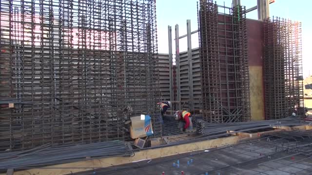 High Rise Building - Core Rebar & Post Tension Slabs