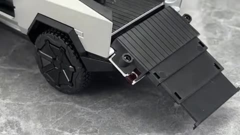 Tesla Cybertruck Pickup Motorbike Scale Model