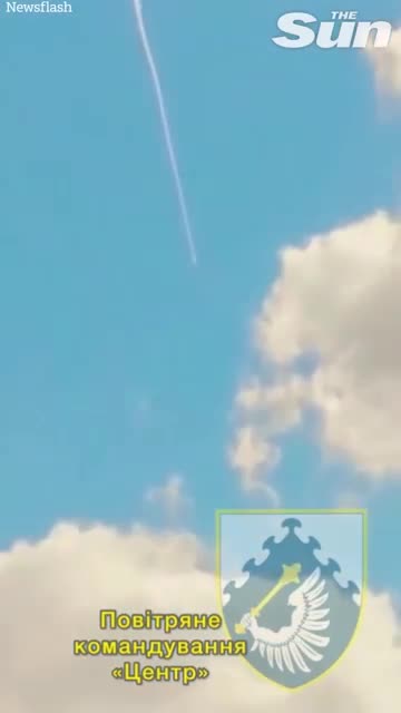 Ukrainian troops blast Russian drone out the sky with rocket