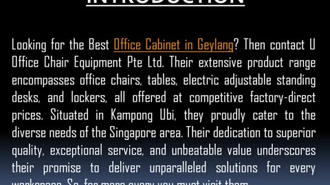 Best Office Cabinet in Geylang