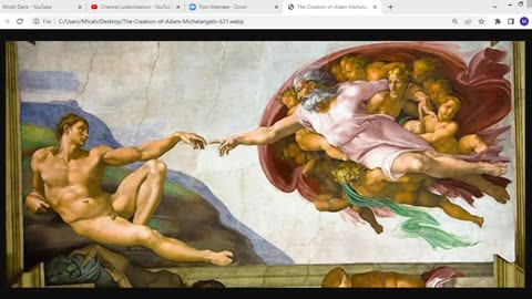 Michelangelo's Fresco of Adam and God What it's REALLY showing