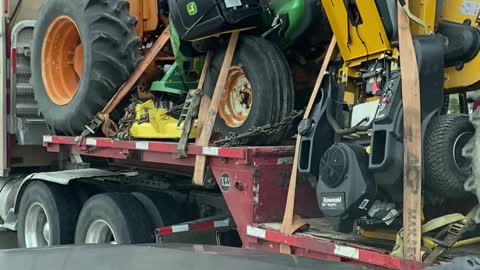 Truck Loaded With Entire Junkyard Worth of Scrap