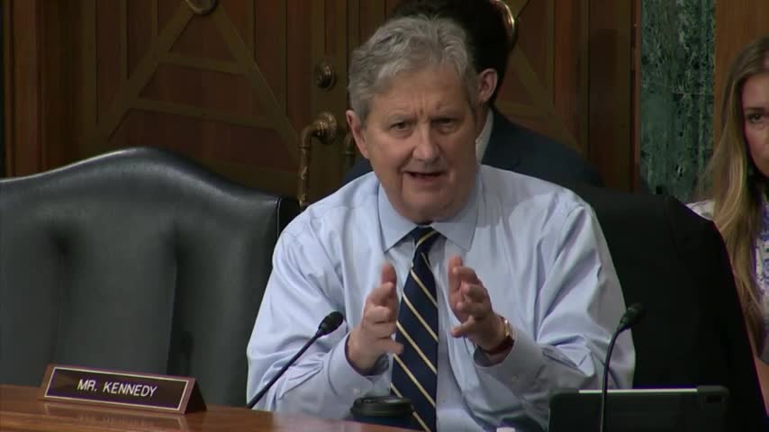 John Kennedy questions Van Doren, Theodorou and Quinn on National Flood Insurance Program in Banking