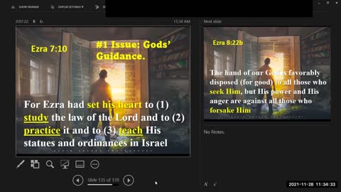 Sunday November 28,2021 Revelation: Doctrine of Glorification, Be an Ezra