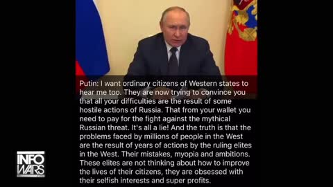 Putin’s Latest Speech Is A Chilling Warning To The Globalists