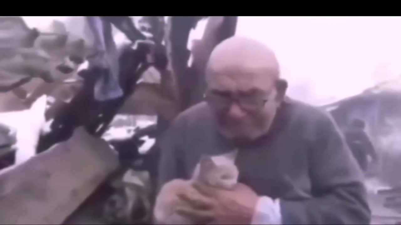 Heartwarming Story: Elderly Man Rescued After Viral Video of Him Saving Kitten During House Fire