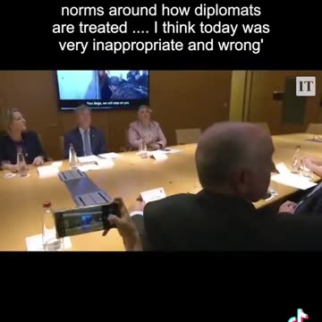 Israel 🇮🇱 admonish the Ambassadors of Ireland 🇮🇪, Norway 🇳🇴 & Spain 🇪🇸 in front of ...
