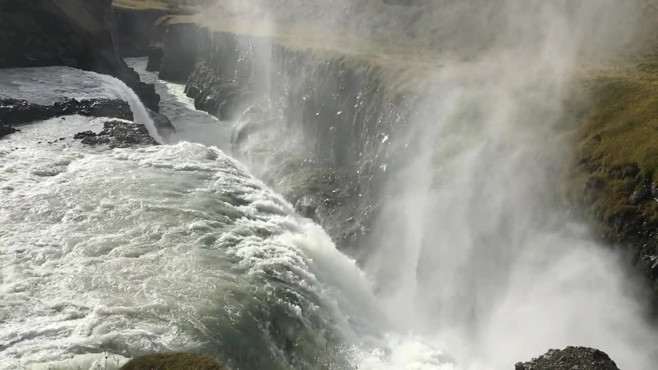 Waterfall Iceland water