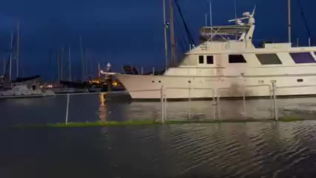 Hurricane Nicholas on SV Imagine friends video of the night