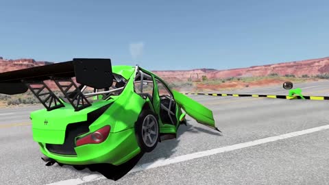 Car vs upside Down speed Bumps BeamNG Drive 🔥🔥🔥🔥 ULTIMATE edition Compilation