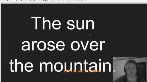 ESL Arise, Arose, Arisen