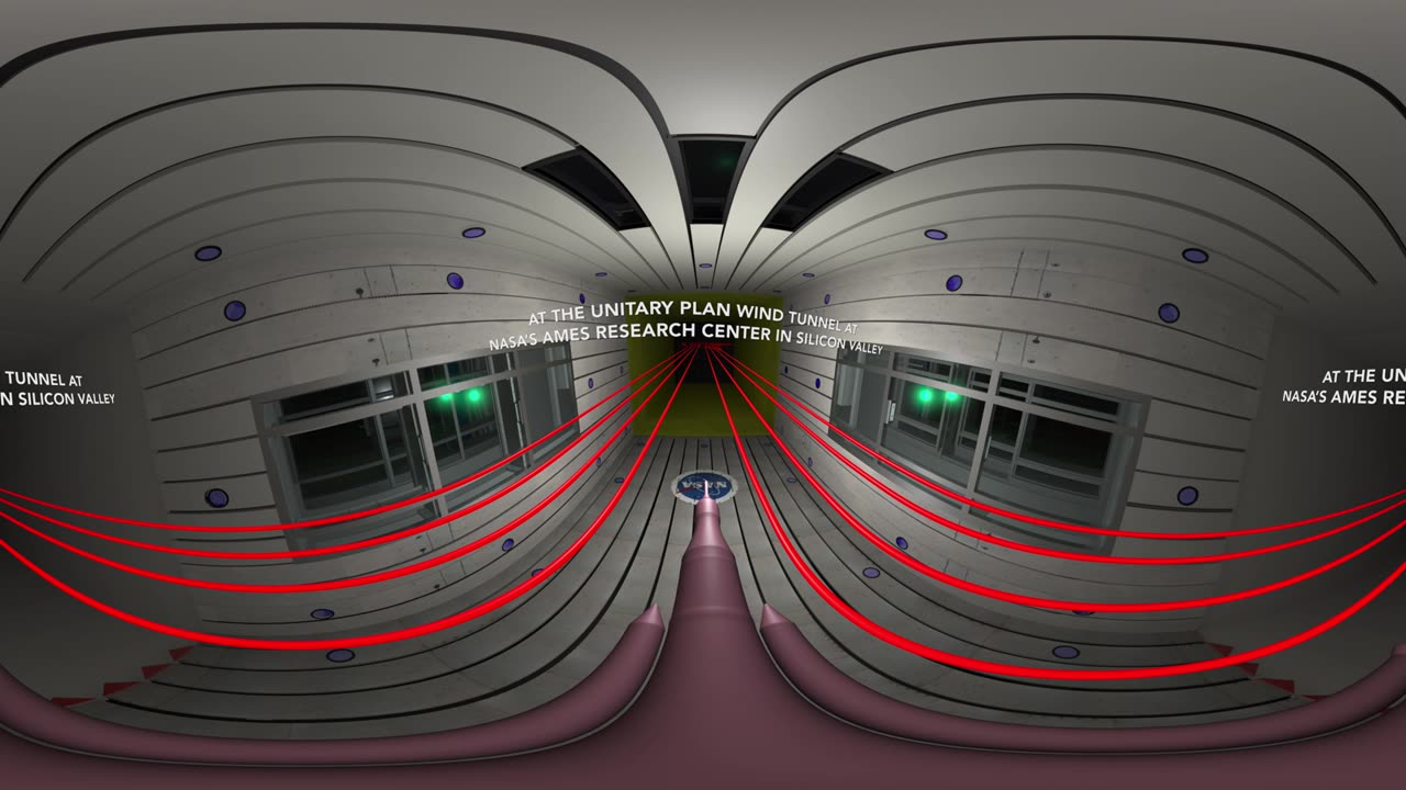Wind Tunnel Test of NASA’s Most Powerful Rocket (360° Animation)