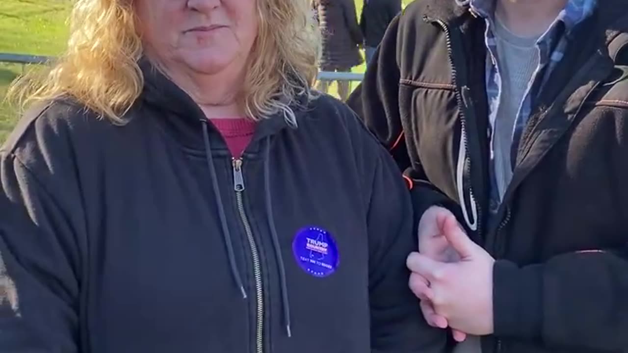 Woman At Trump Rally In NH: 'He Loves Us; He Cares About What We Do'