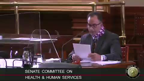 Dr Richard Urso testifies to Texas Senate Health and Human Services