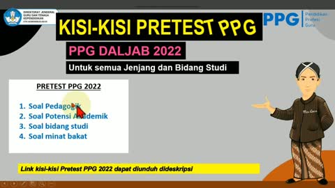 PENTING! kisi-kisi PRETEST PPG daljab 2022, ppg tahun 2022, ppg dalam jabatan 2022, sertifikasi guru