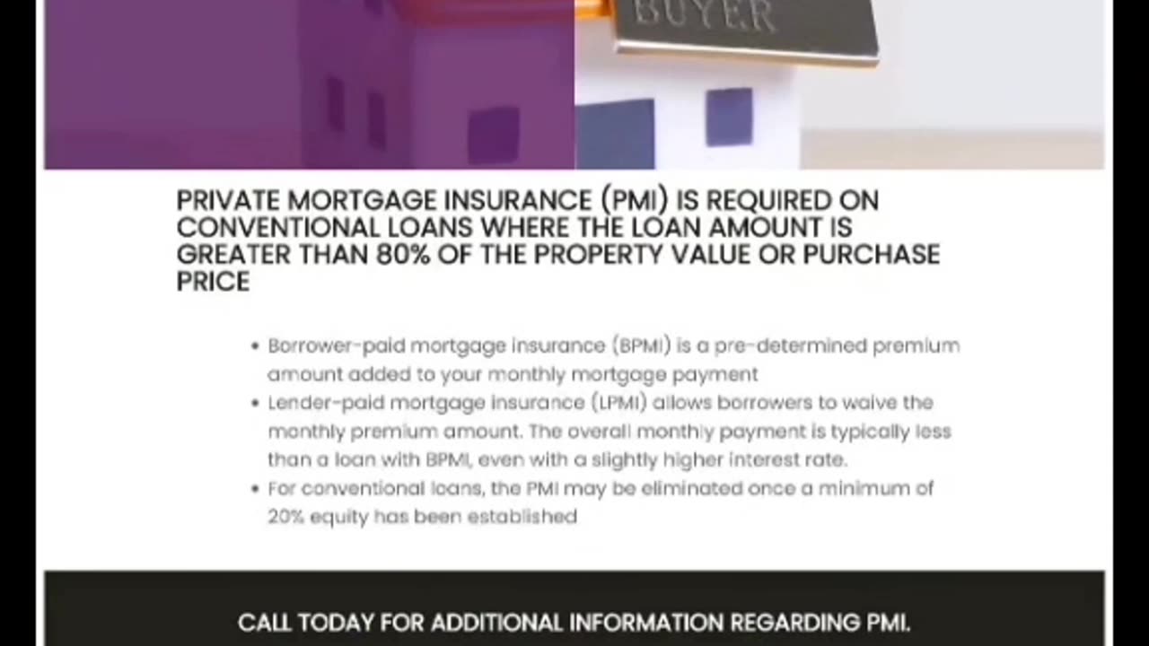 What is Private Mortgage Insurance?(PMI)- Private Mortgage Insurance (PMI) is required on ..