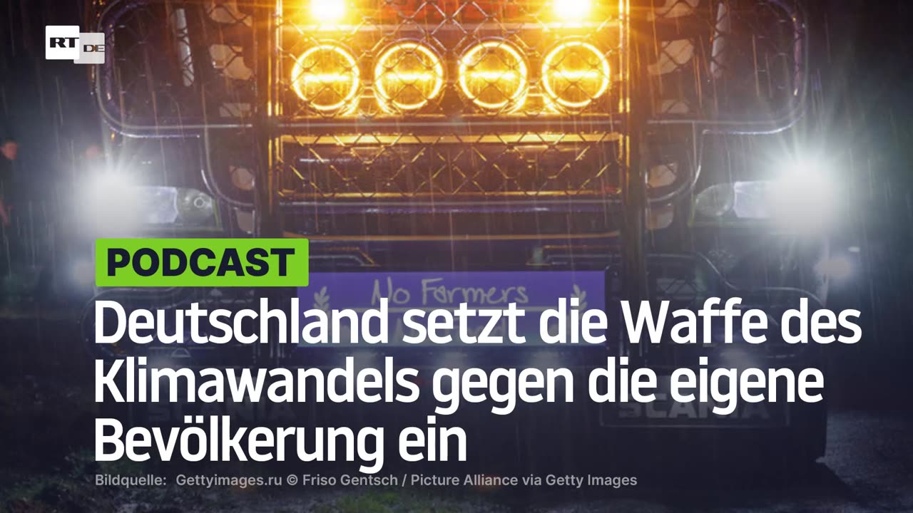 Deutschland setzt die Waffe des Klimawandels gegen die eigene Bevölkerung ein