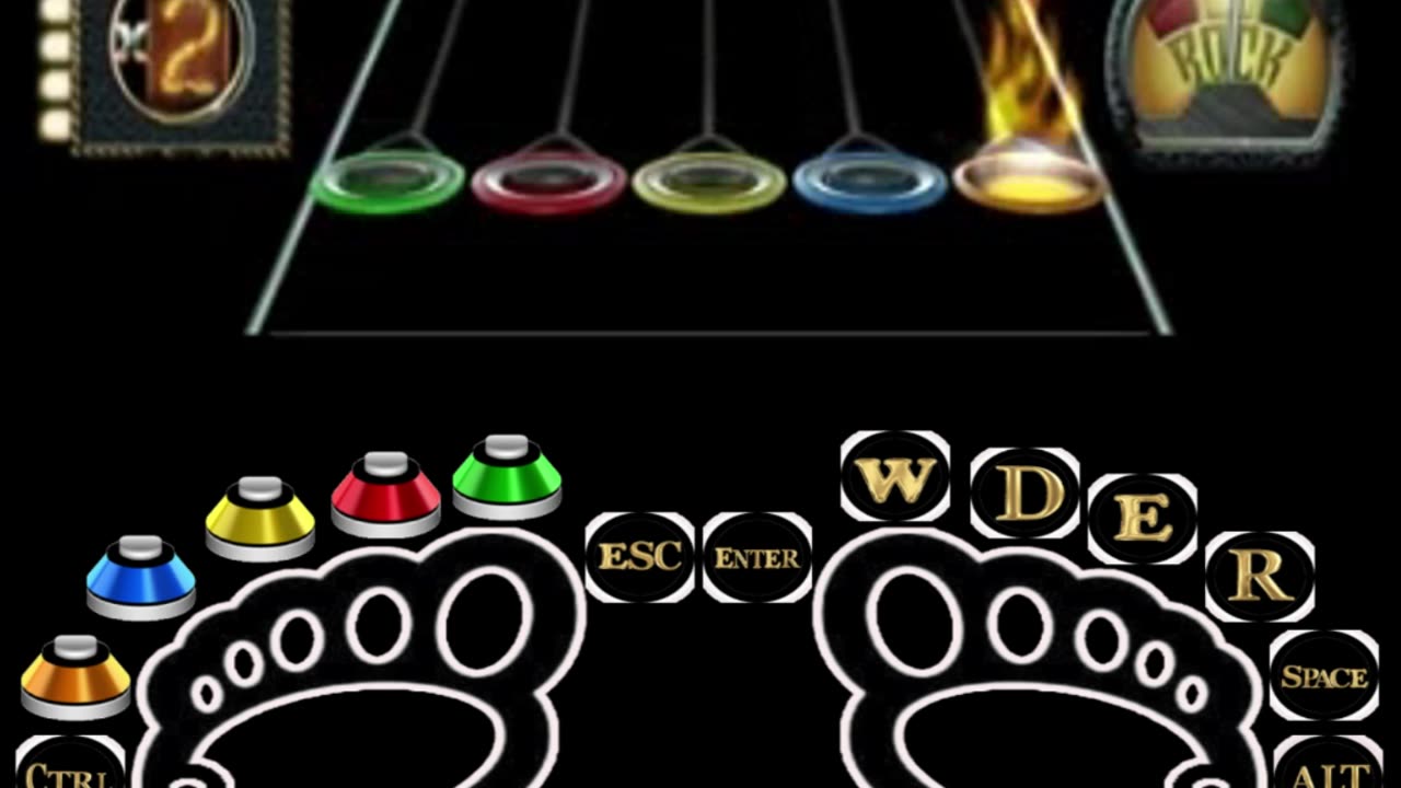 Guitar Hero II 👣 Clone Hero 👣Foot Exercise 👣 足部运动 👣 발 운동 👣 упражнение на ногу 👣 (30)