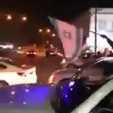 Iraqi Muslims Wave Israeli Flags in Response to Iranian Terror Attack