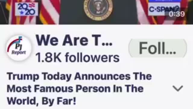 My President Donald J Trump