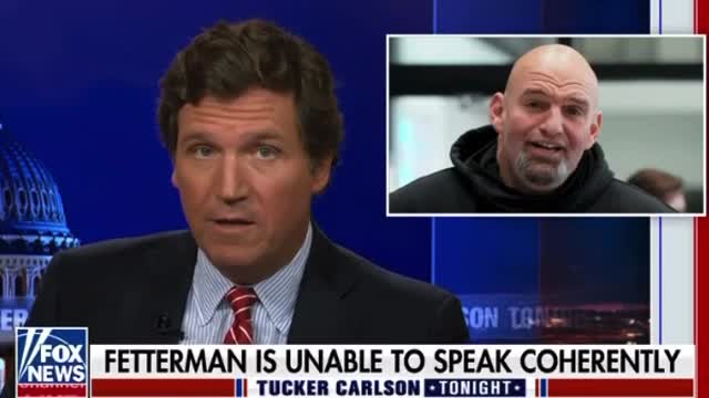 Tucker Destroys the Democrats Newest Dummy Fetterman.