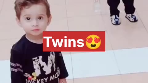 Twins naughty babies 😍