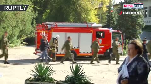 Zbrinjavanje ranjenika nakon terorističkog napada na fakultetu na Krimu