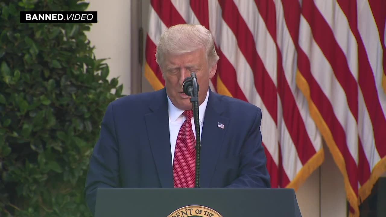 Trump Destroys Democrat Platform In Rose Garden Speech