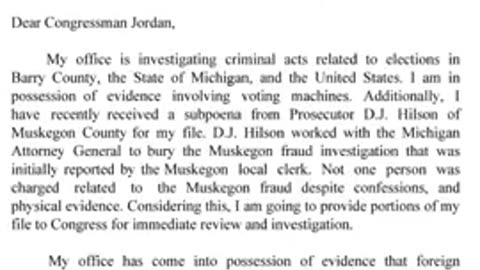 Michigan Sheriff investigating criminal acts related to elections in Berry County