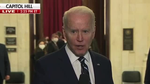 Joe not happy about this voting issue