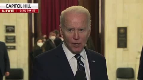 Joe not happy about this voting issue