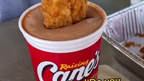 First or 2nd dip Do you care how I dip my raising canes