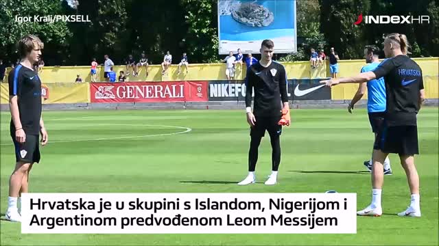 Trening reprezentacije u Rovinju