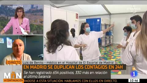 IMPRESIONANTE médico español desmonta versión oficial del coronavirus en Directo