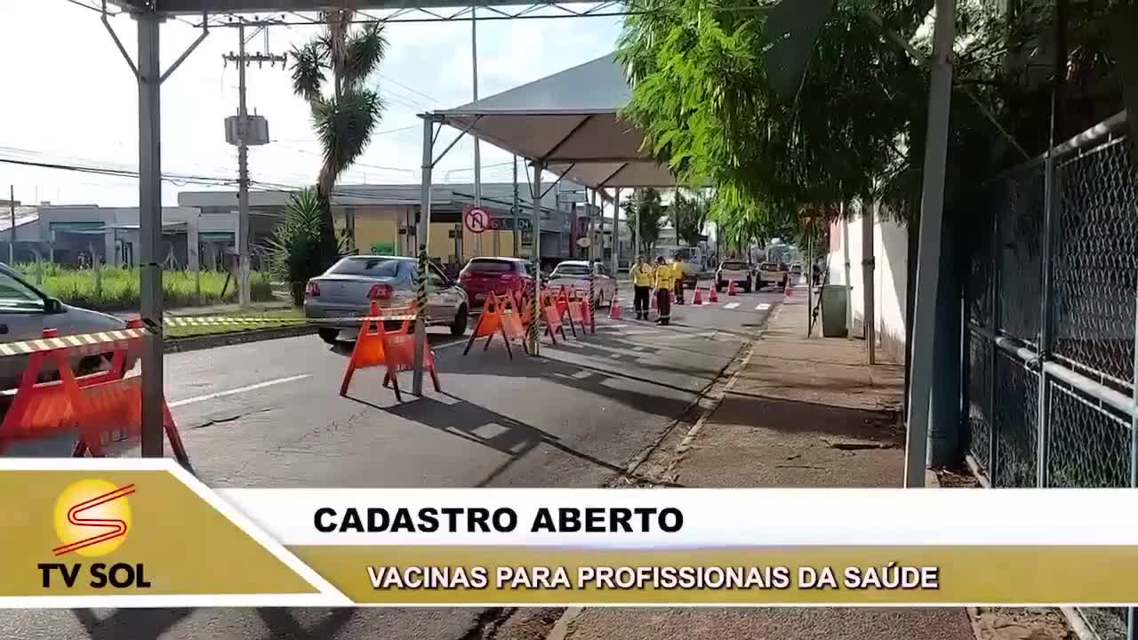 CADASTRO ABERTO Vacinas para profissionais de saúde