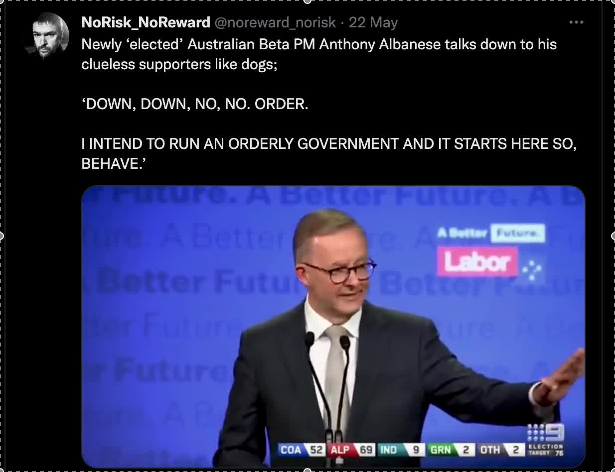 Introducing Australia's Potatohead - Albo the Commie