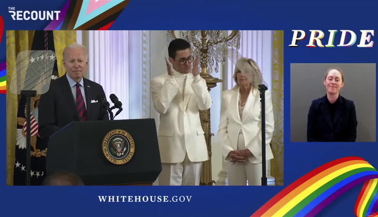 Biden: "Pride is Back at the White House."