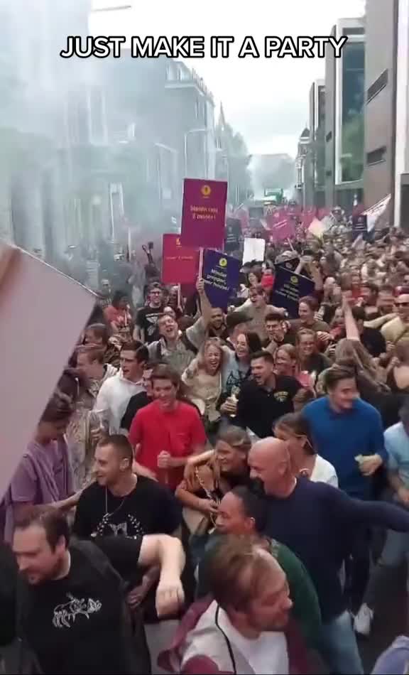 The Netherlands know how to protest
