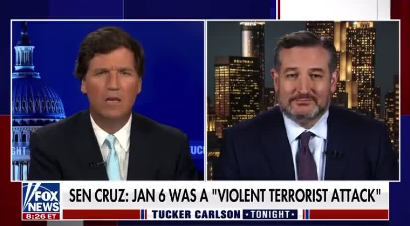 Tucker Carlson called Ted Cruz a liar to his face