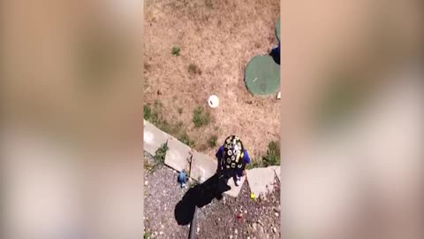 Water Balloon Trick Goes Unexpectedly Wrong