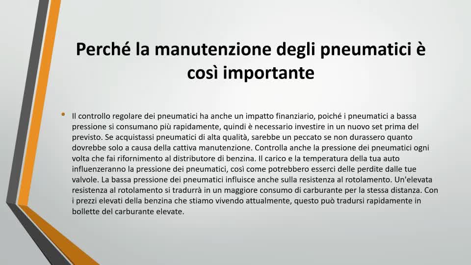 Perché la manutenzione degli pneumatici è così importante