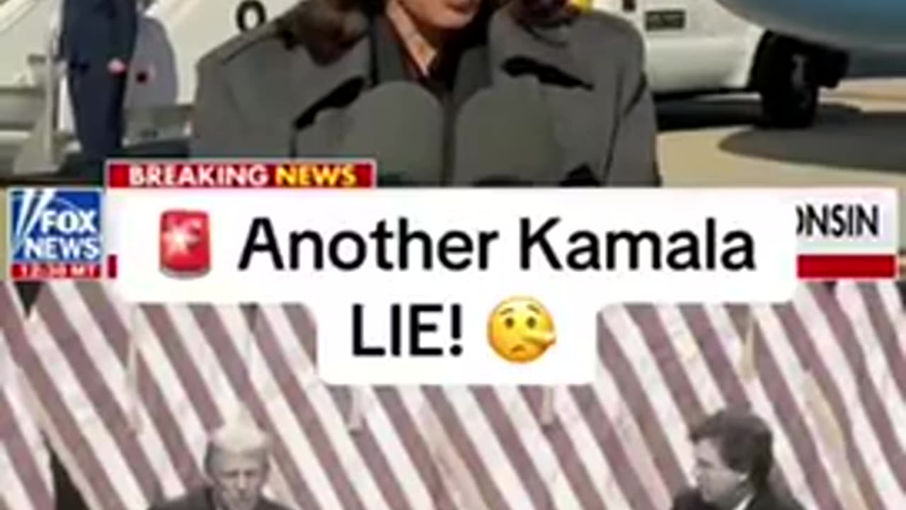 Kamala Harris caught lying about Trump stated