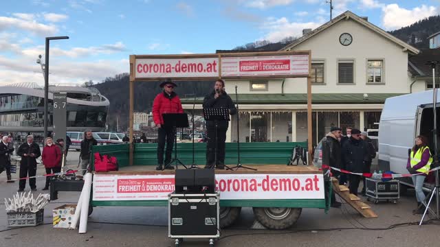 Bregenz – 16.1.2022: Demo für Freiheit und Frieden