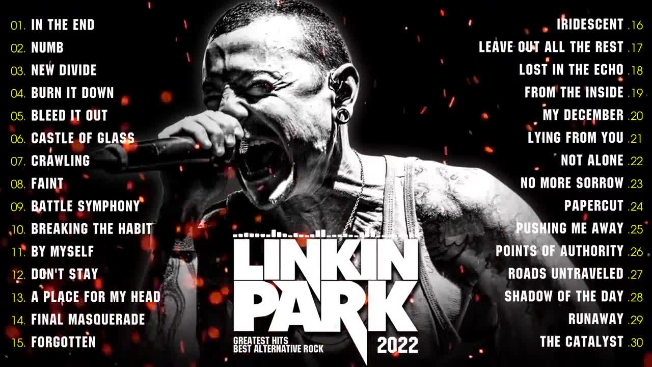 Linkin Park Best Hits Ever🔥🔥🔥In The End,Numb, What I've Done🔥🔥Linkin Park Greatest Hits Full Album🔥.