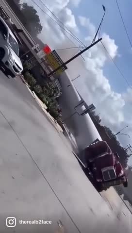 Wind Turbine Gets Destroyed by "Trump" Train!!!