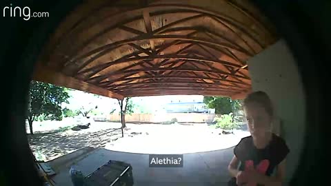 See How Alethia's Neighbor Comforts Her Using Her Ring Video Doorbell | RingTV